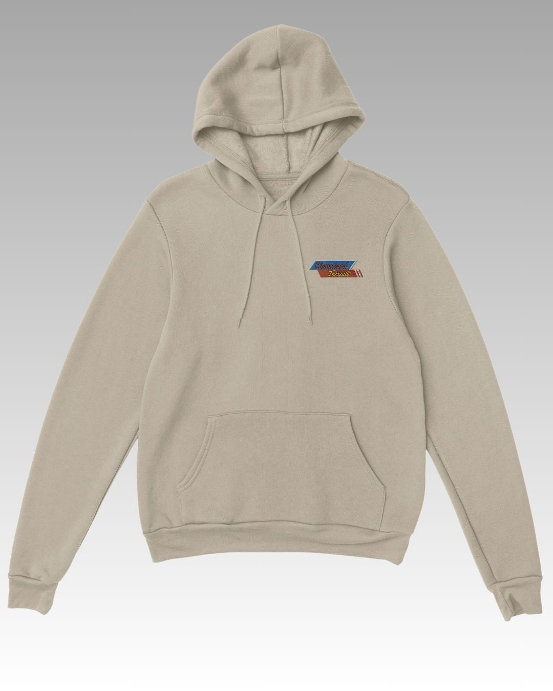 Retro Logo Mens Embroidery Hoodie