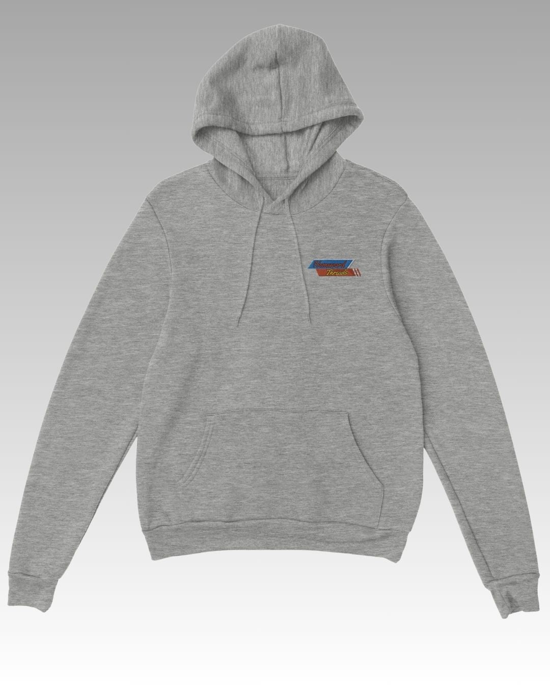 Retro Logo Mens Embroidery Hoodie