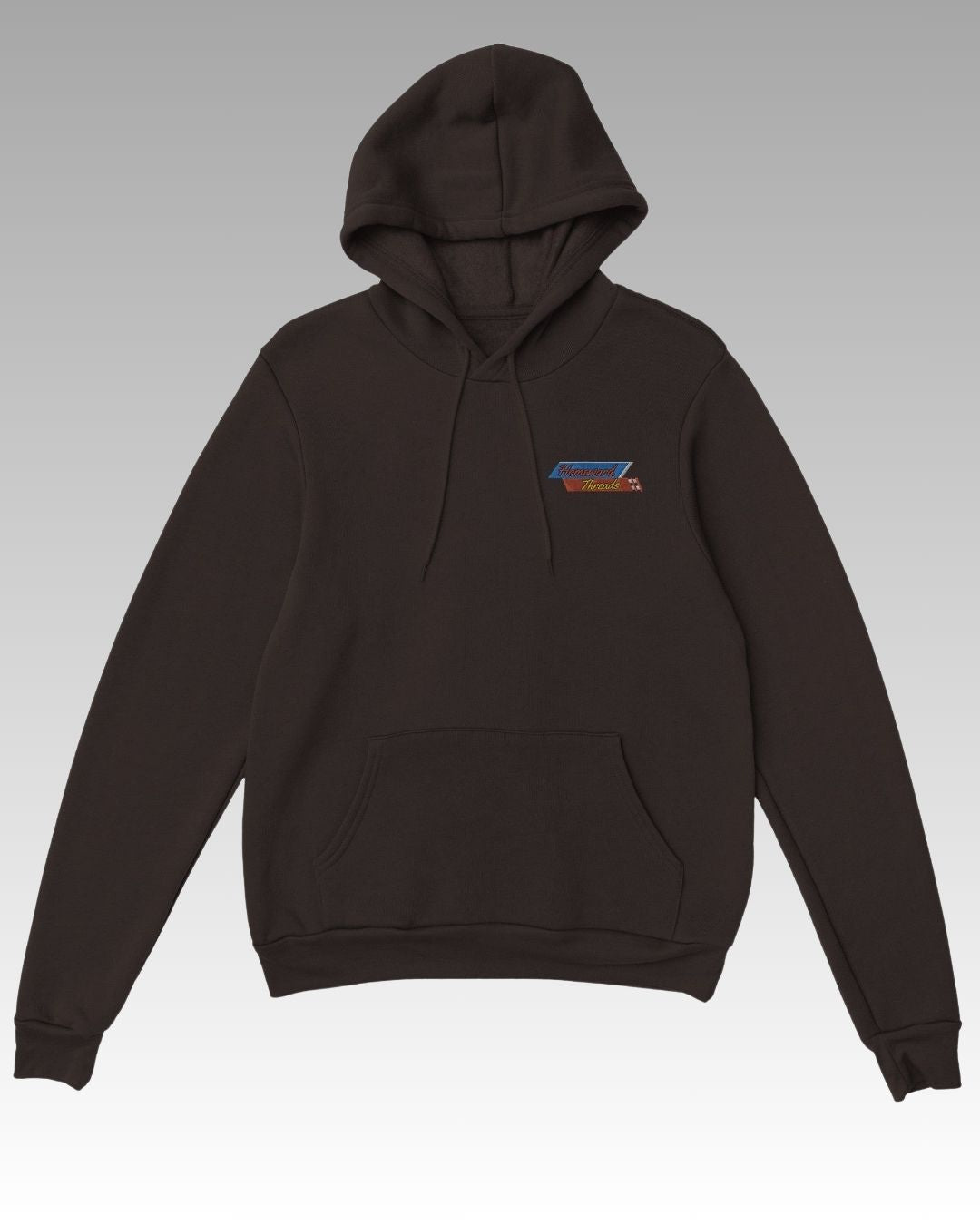 Retro Logo Mens Embroidery Hoodie