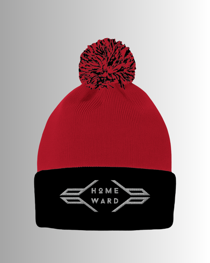 Homeward Embroidery Logo Pom Cuffed Beanie
