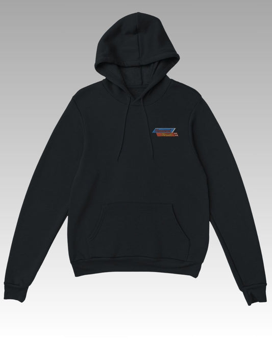 Retro Logo Mens Embroidery Hoodie