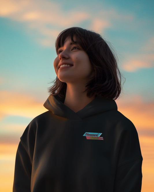 Retro Logo Women’s Embroidery Hoodie